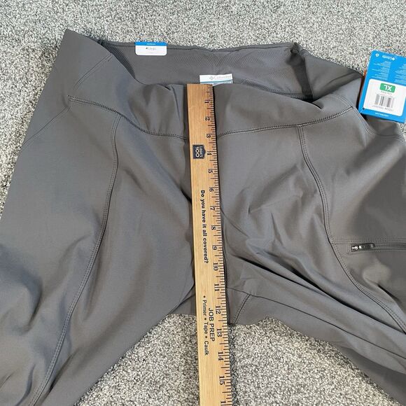 Columbia Active Fit Straight Leg Fleece Lined Pants Women's Gray Size XL NEW - Picture 13 of 14